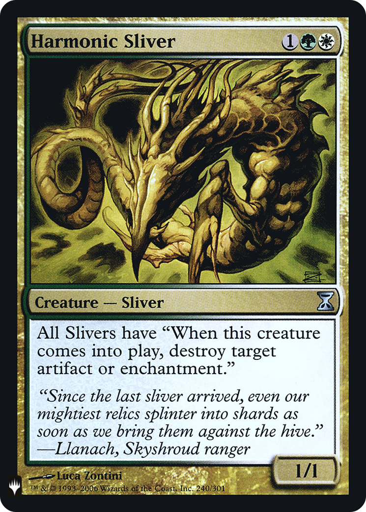 Harmonic Sliver (LIST-240) [The List] Foil