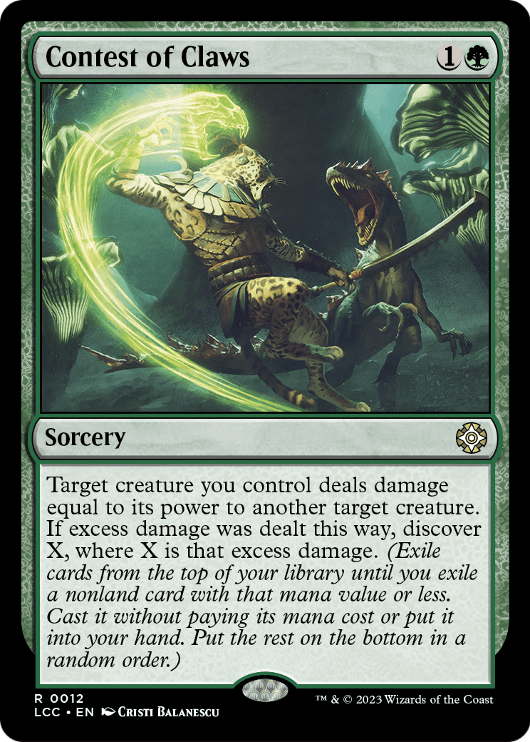 Contest of Claws (LCC-012) [The Lost Caverns of Ixalan Commander]