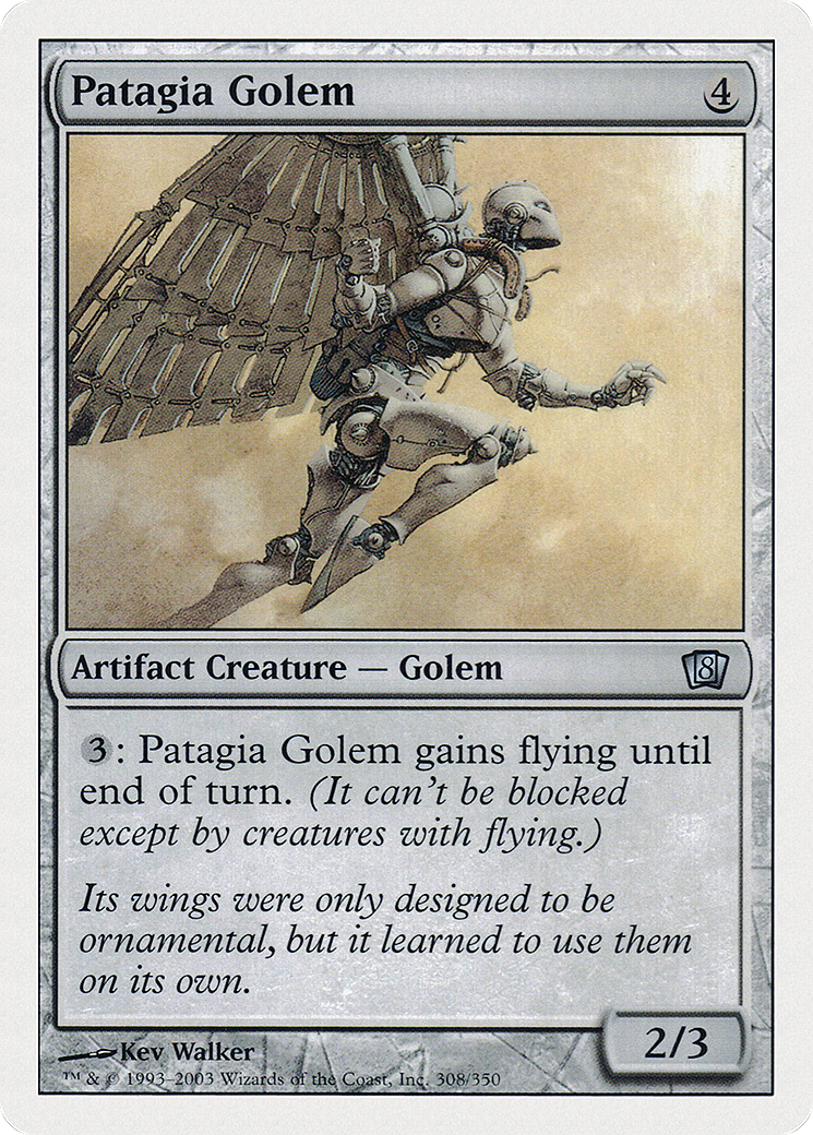 Patagia Golem (8ED-308) [8th Edition]