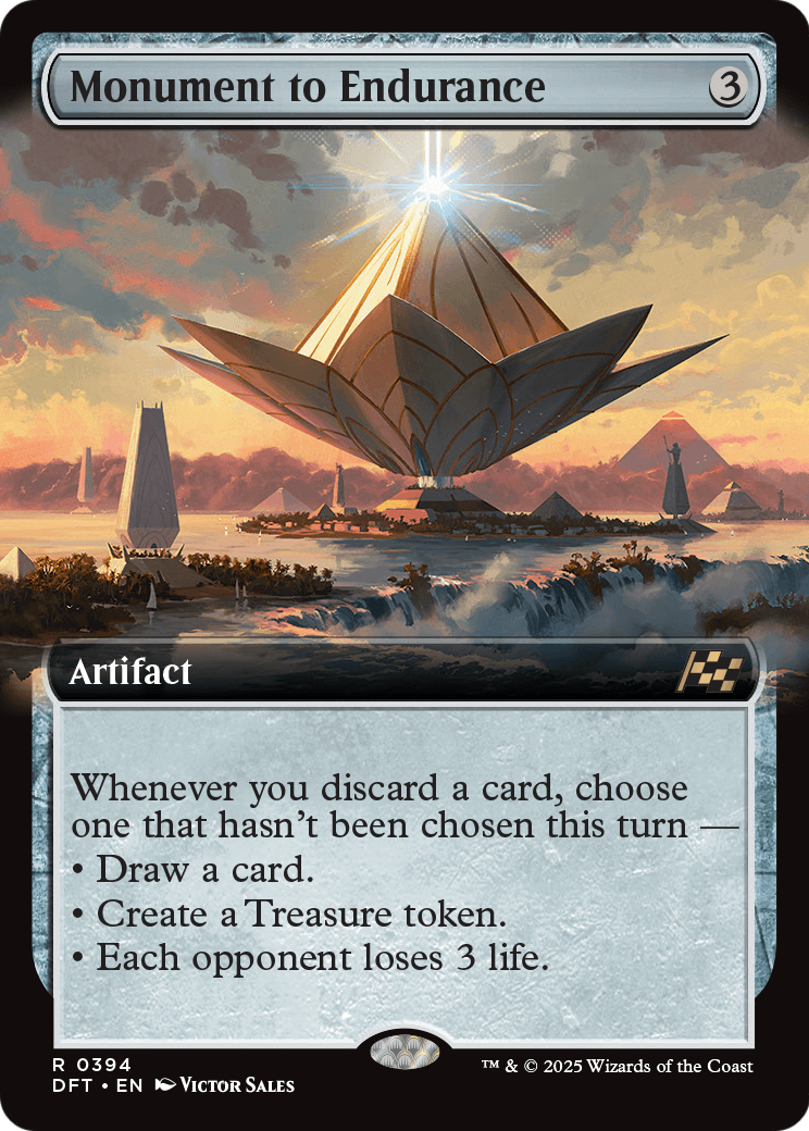 Monument to Endurance (Extended Art) (DFT-394) [Aetherdrift]