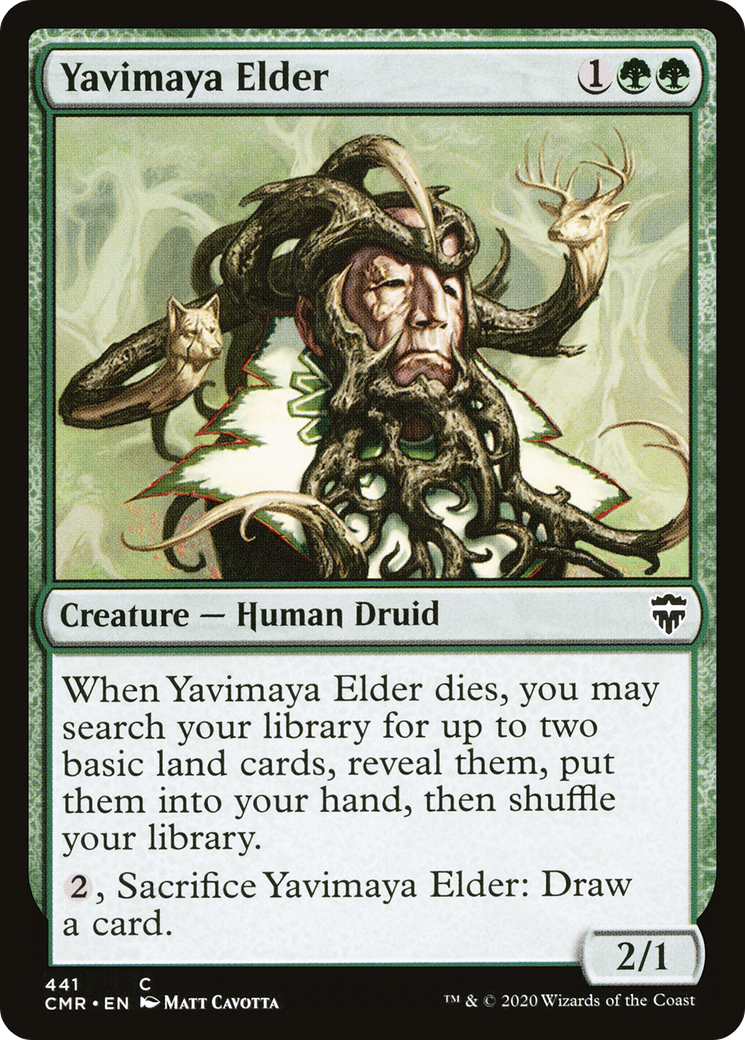 Yavimaya Elder - Theme Deck Exclusive [Commander: Commander Legends]