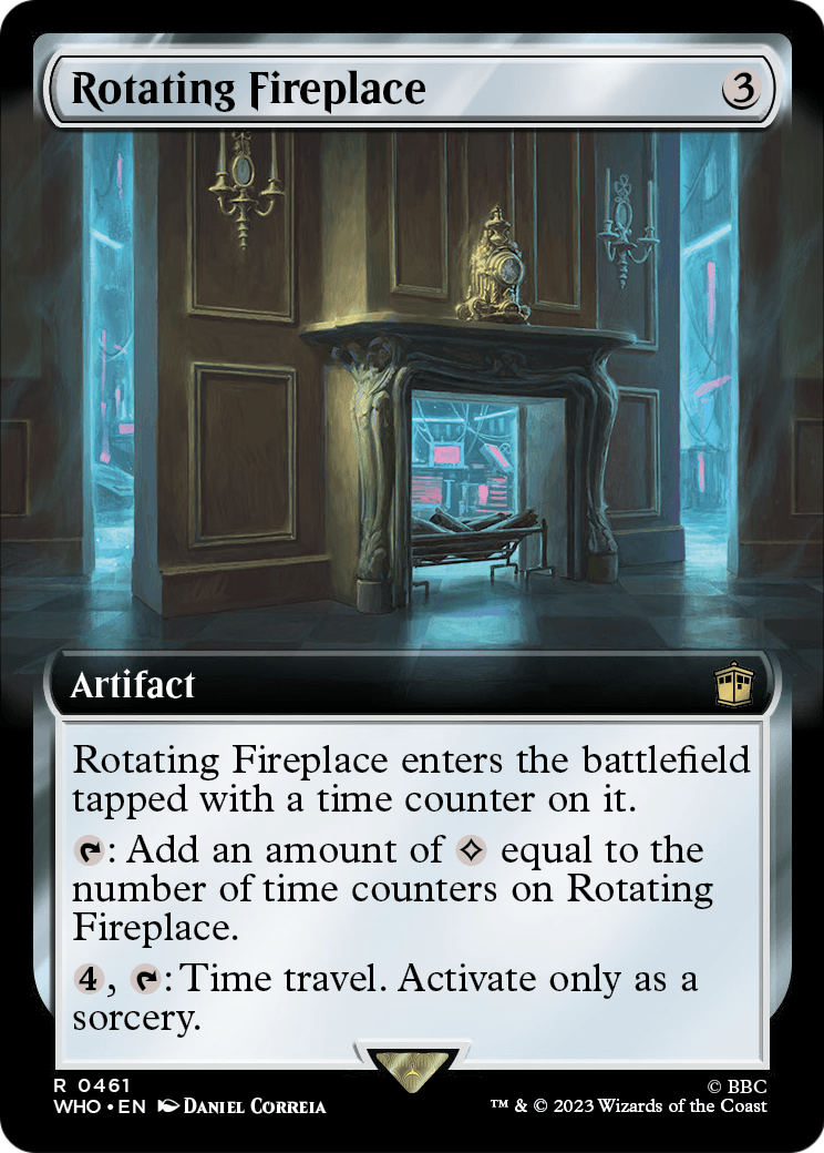 Rotating Fireplace (Extended Art) (WHO-461) [Doctor Who] Foil