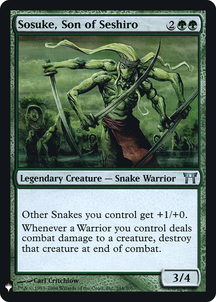 Sosuke, Son of Seshiro (LIST-244) [The List] Foil