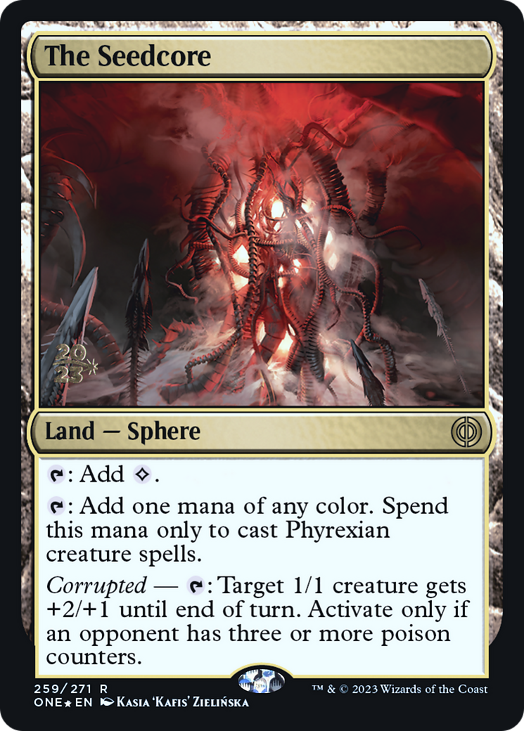 The Seedcore (PRE-259) [Phyrexia: All Will Be One Promos] Foil