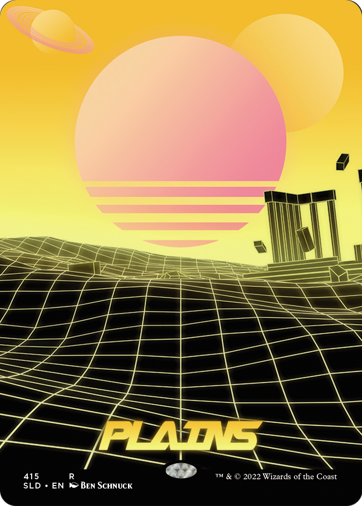 Plains (SLD-415) (Borderless) [Secret Lair Drop] Foil