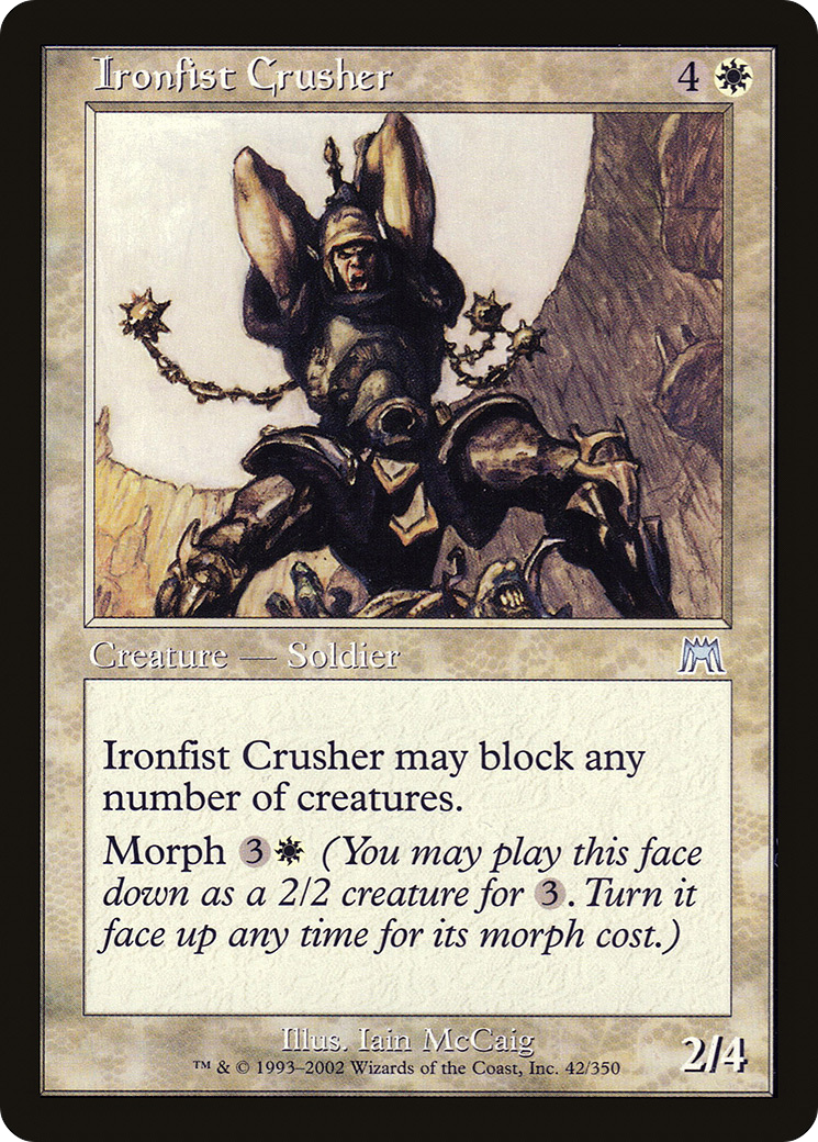 Ironfist Crusher (ONS-042) [Onslaught] Foil