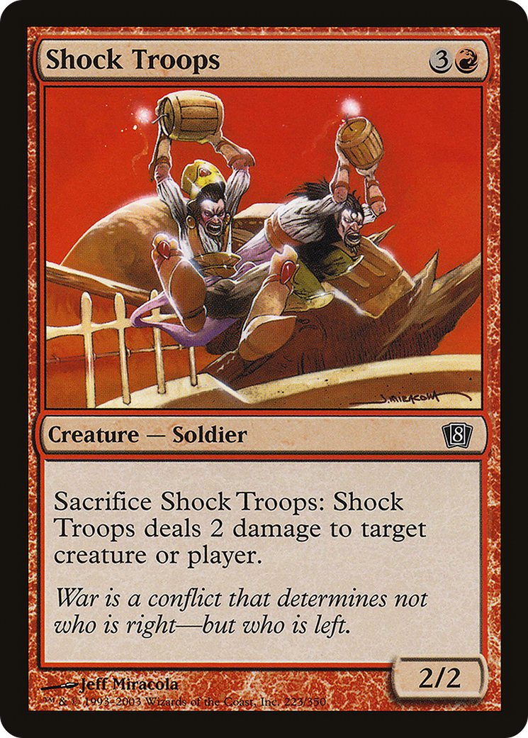 Shock Troops (8ED-223) [8th Edition] Foil