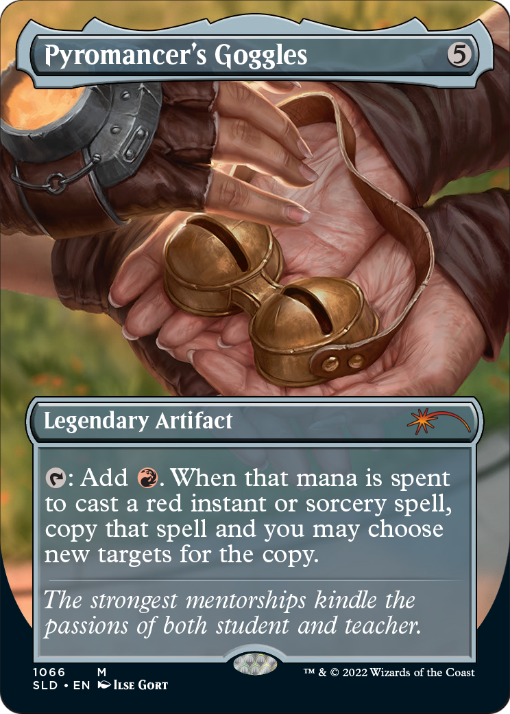 Pyromancer's Goggles (SLD-1066) (Borderless) [Secret Lair Drop] Foil
