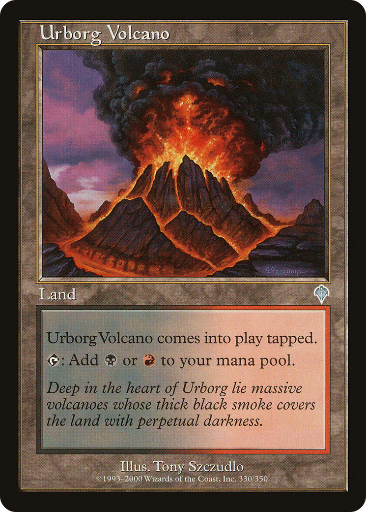 Urborg Volcano (INV-330) [Invasion] Foil