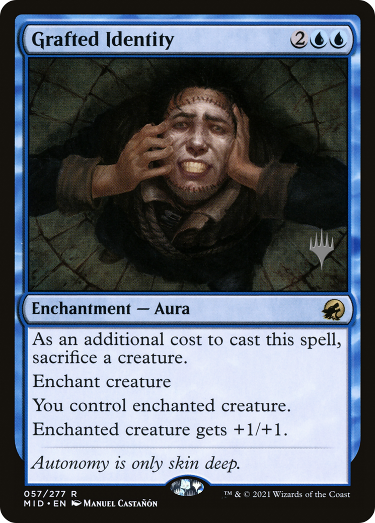 Grafted Identity (PPMID-057) [Promo Pack: Innistrad: Midnight Hunt Promos] Foil