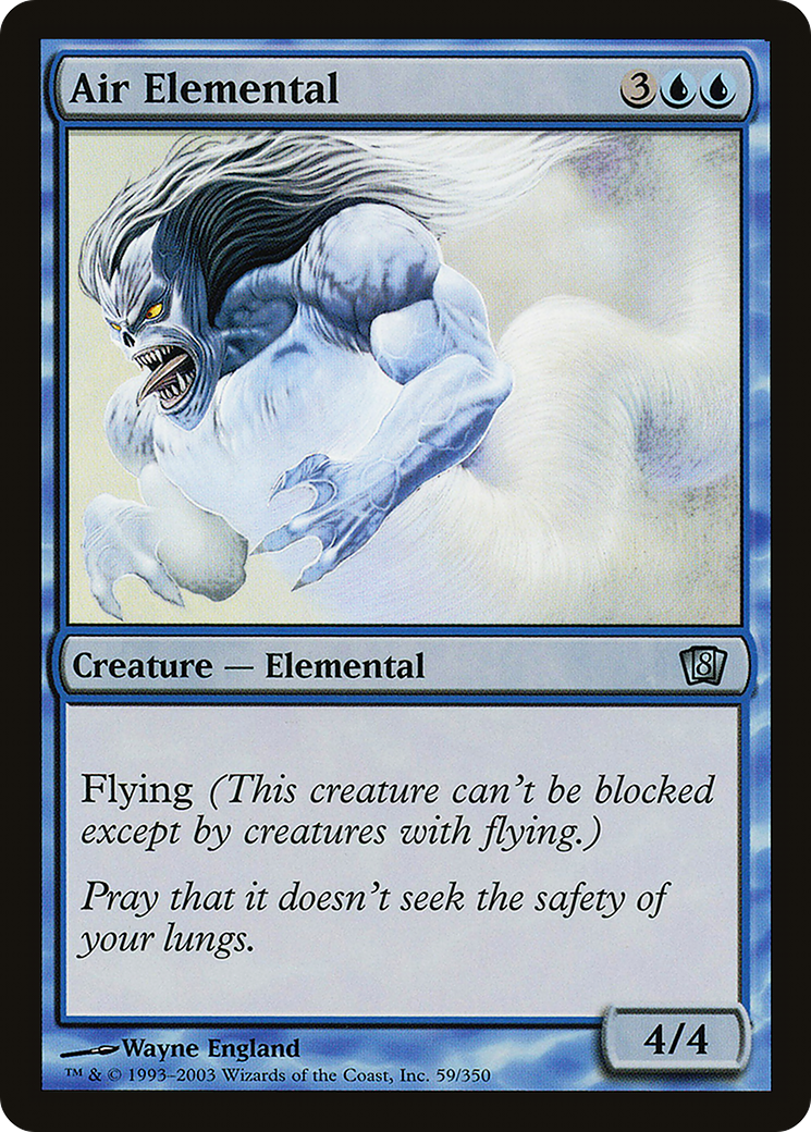 Air Elemental (8ED-059) [8th Edition]
