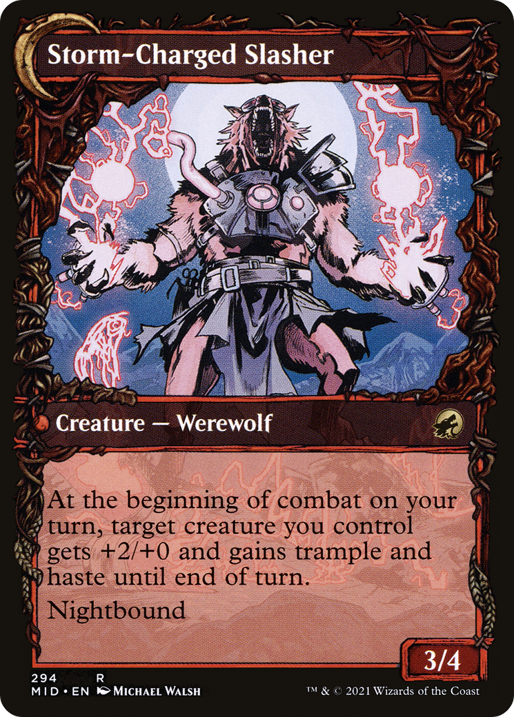 Reckless Stormseeker (Showcase) (MID-294) [Innistrad: Midnight Hunt]