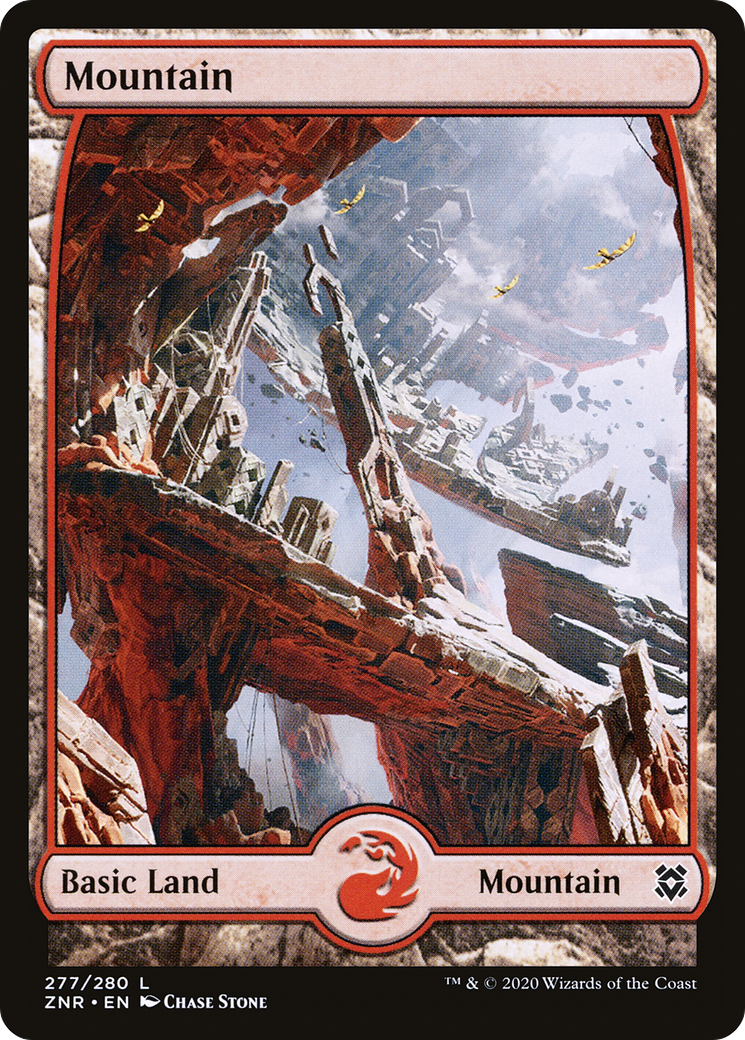 Mountain (277) - Full Art (ZNR-277) [Zendikar Rising]