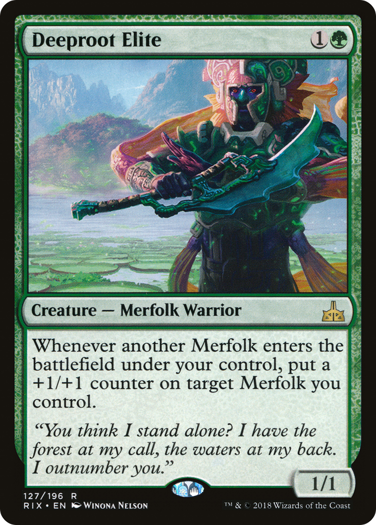 Deeproot Elite (RIX-127) [Rivals of Ixalan] Foil