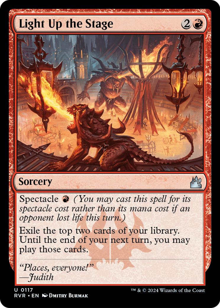 Light Up the Stage (RVR-117) [Ravnica Remastered]