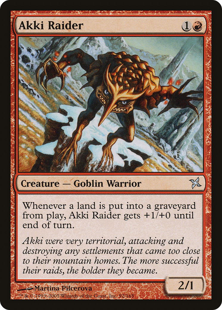 Akki Raider (BOK-092) [Betrayers of Kamigawa] Foil