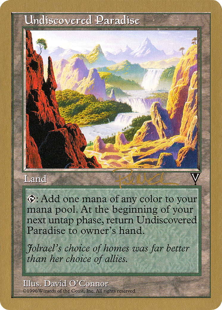 Undiscovered Paradise - 1997 Paul McCabe (VIS) [World Championship Decks 1997]