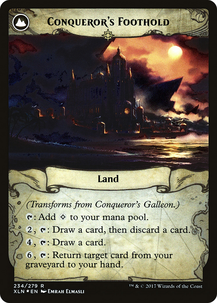 Conqueror's Galleon (PRE-234) [Ixalan Promos] Foil