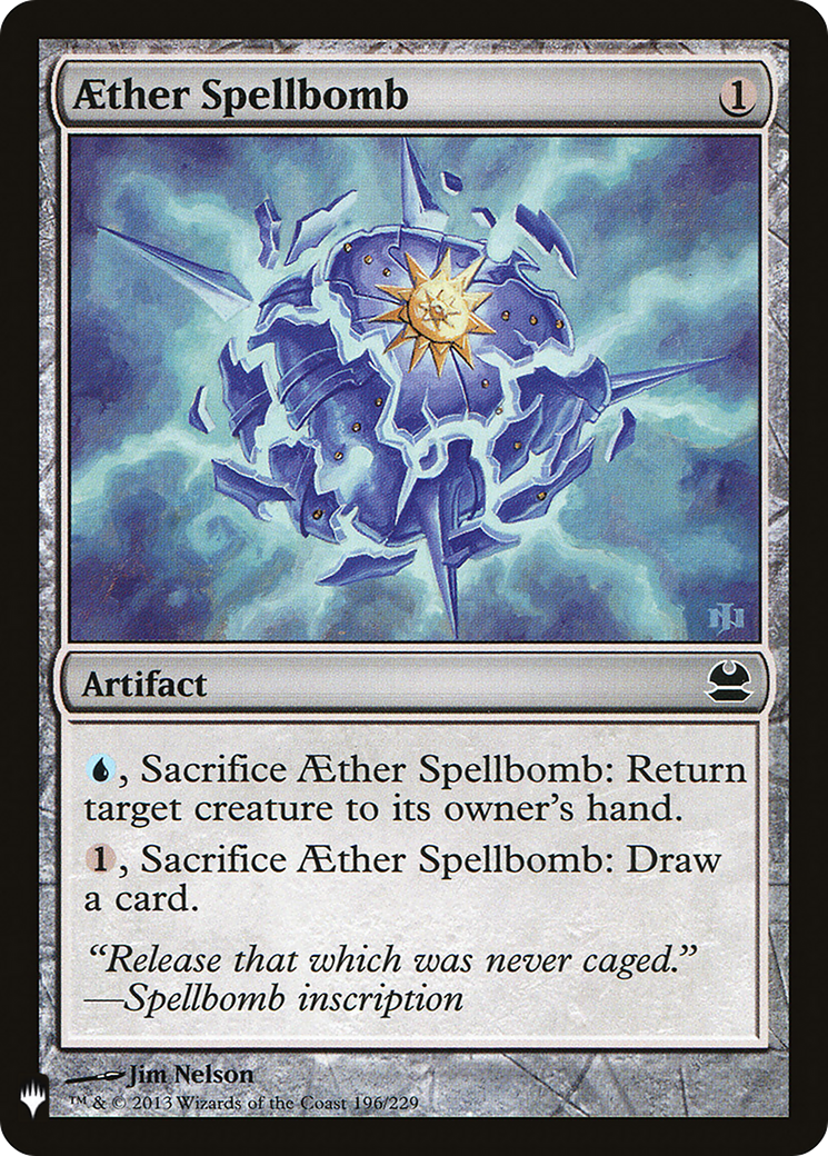 Aether Spellbomb (LIST-196) [The List]