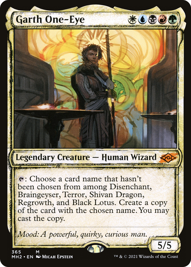 Garth One-Eye (Showcase) (MH2-365) [Modern Horizons 2] Foil
