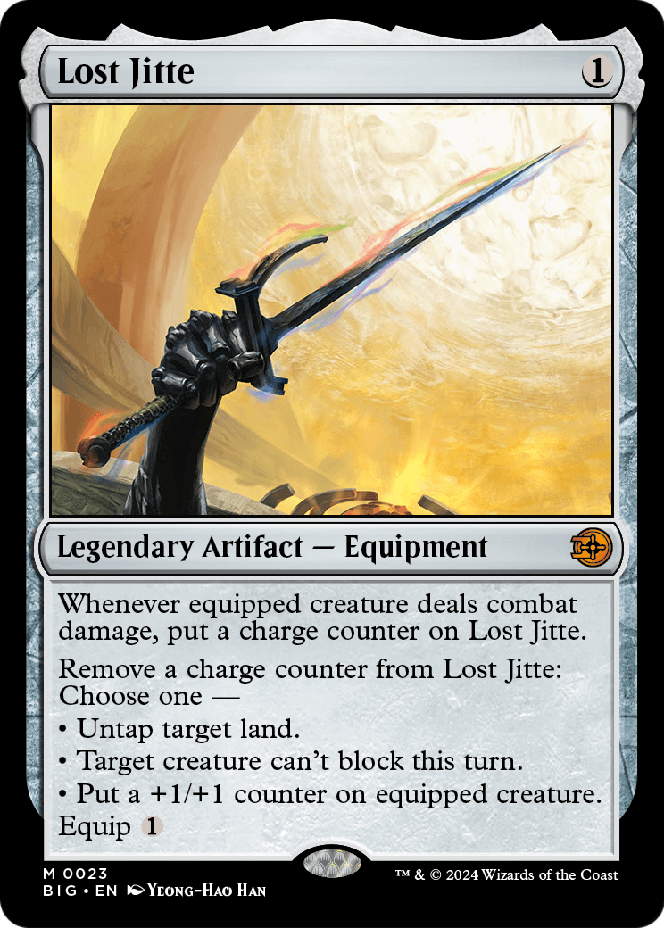 Lost Jitte (BIG-023) [The Big Score] Foil