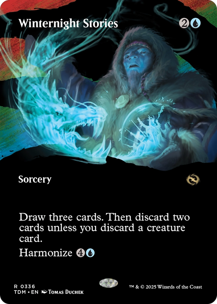 Winternight Stories (Borderless) (TDM-336) (Showcase) [Tarkir: Dragonstorm]