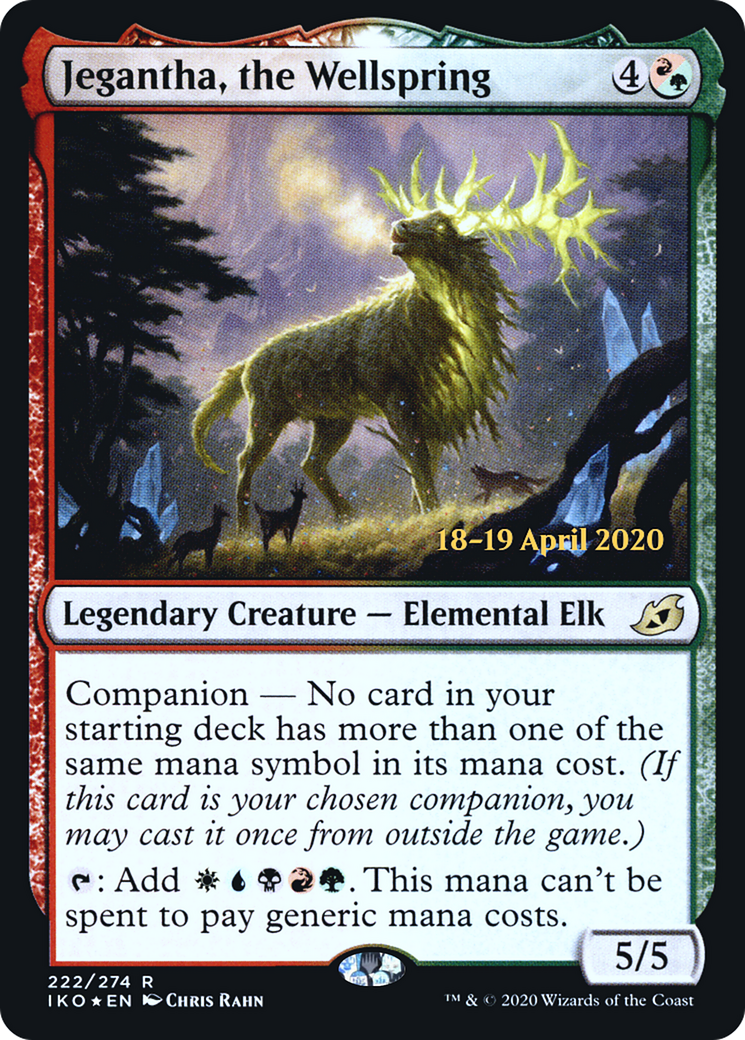 Jegantha, the Wellspring (PRE-222) [Ikoria: Lair of Behemoths Promos] Foil