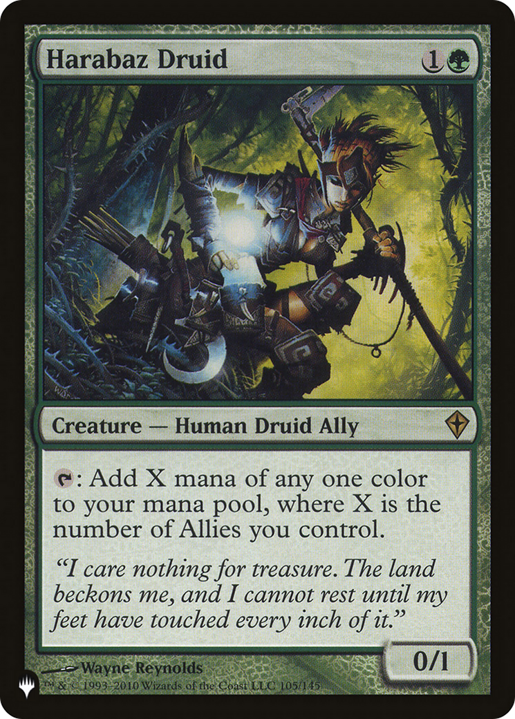 Harabaz Druid (LIST-105/145) [The List]