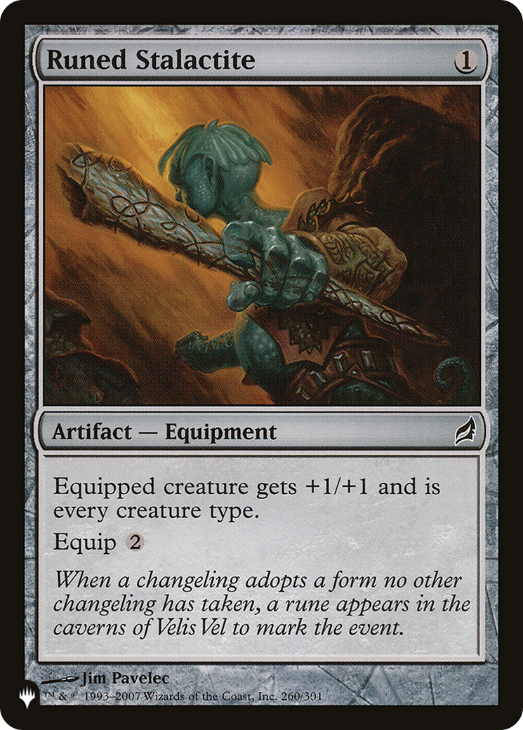 Runed Stalactite (LIST-260/301) [The List]