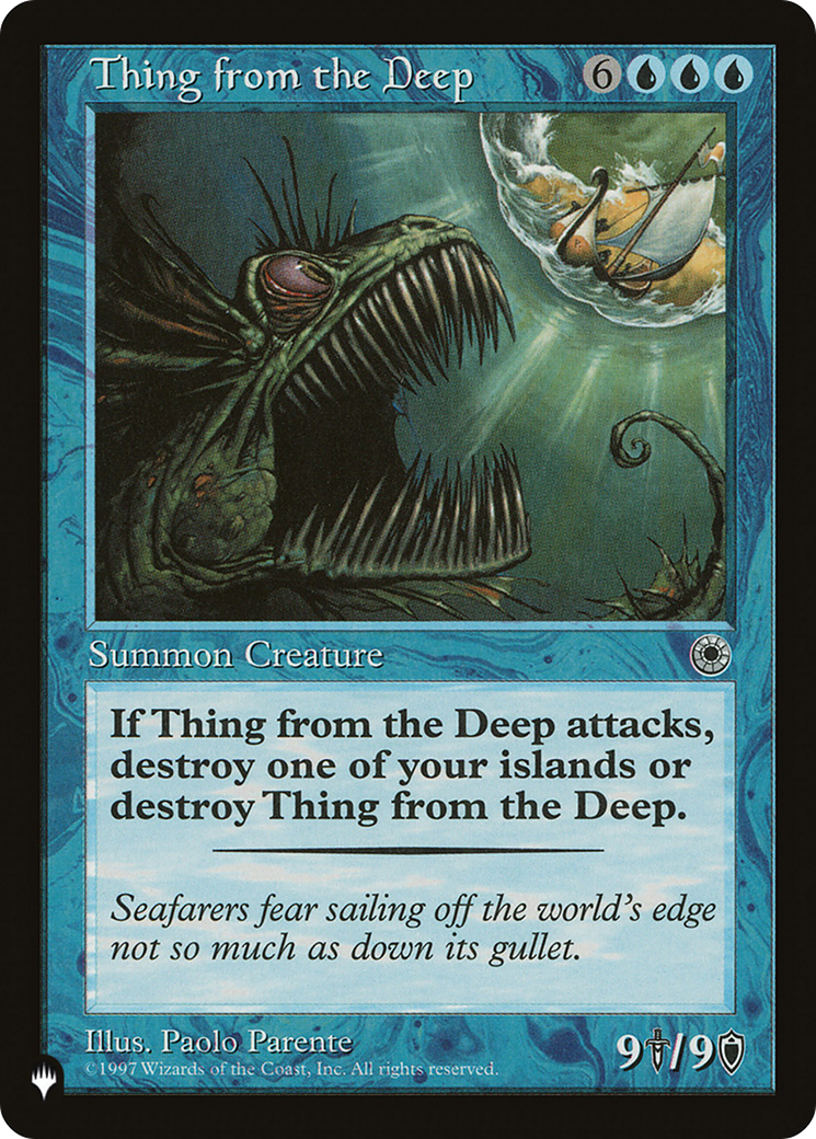 Thing from the Deep [The List]
