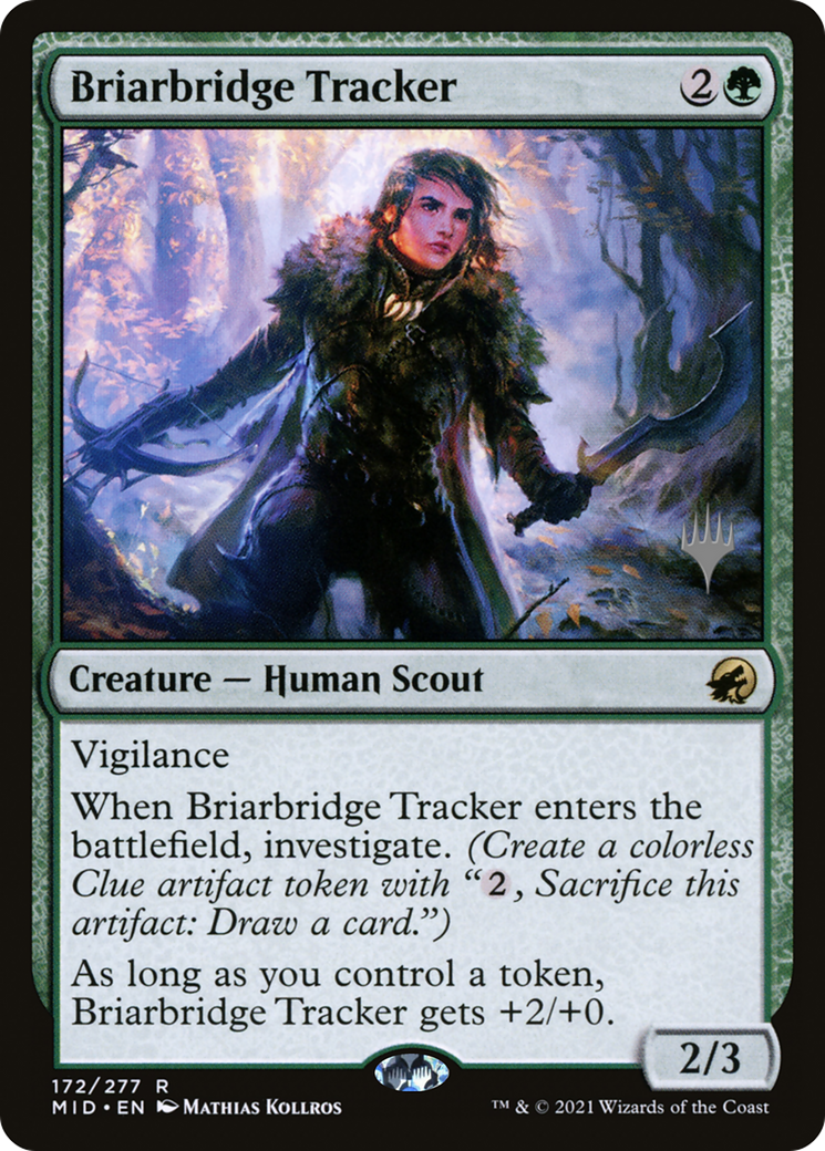Briarbridge Tracker (PPMID-172) [Promo Pack: Innistrad: Midnight Hunt Promos] Foil