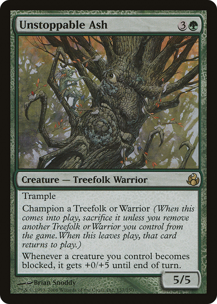 Unstoppable Ash (MOR-137) [Morningtide] Foil