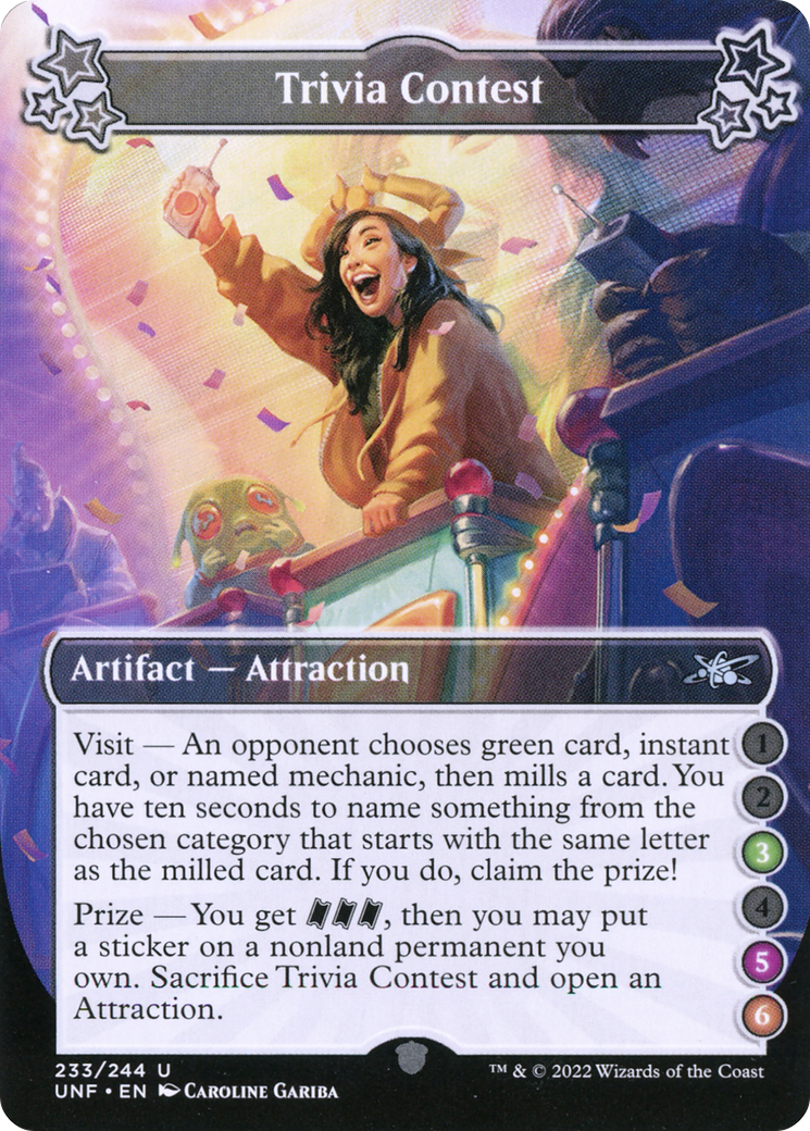 Trivia Contest (3-5-6) (UNF-233) [Unfinity]