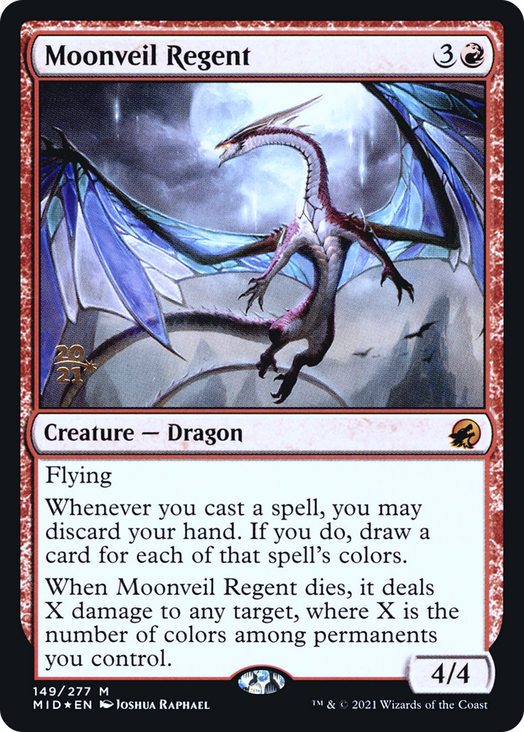 Moonveil Regent (PRE-149) [Innistrad: Midnight Hunt Promos] Foil