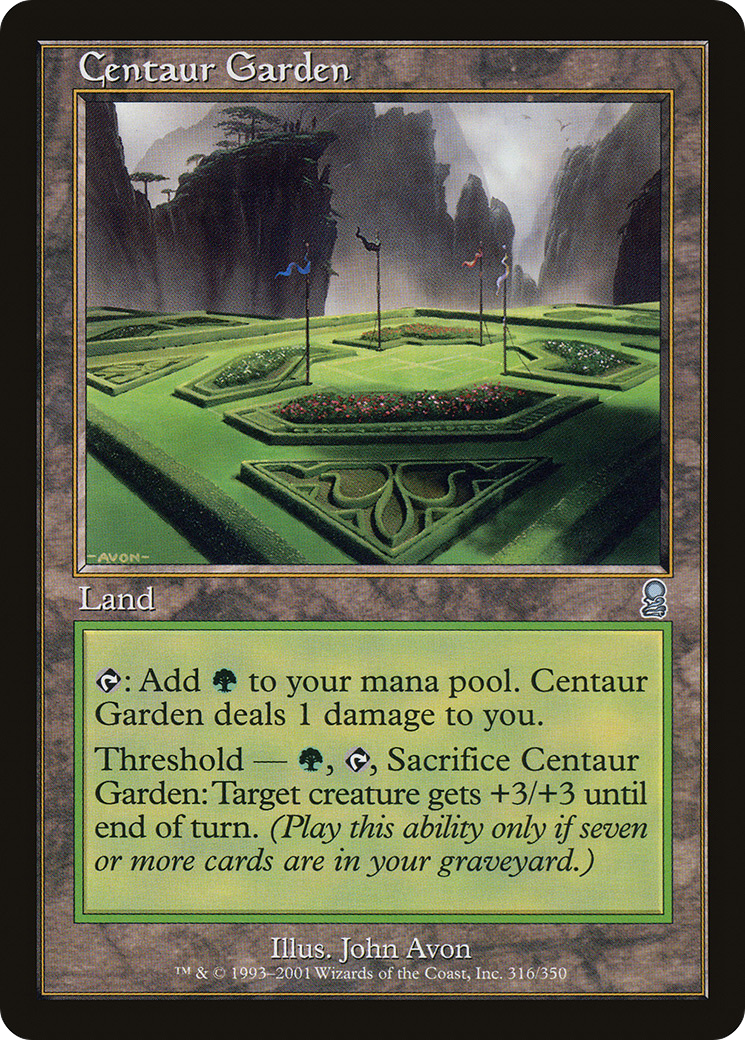 Centaur Garden (ODY-316) [Odyssey] Foil