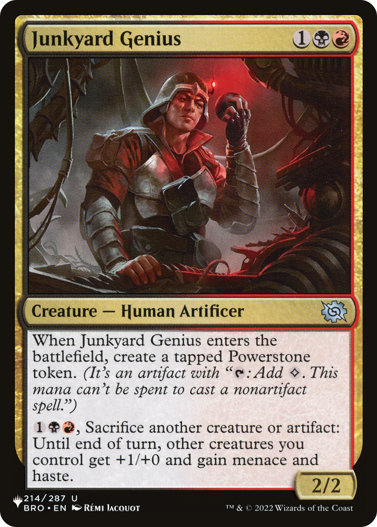 Junkyard Genius (LIST-214/012) [The List]