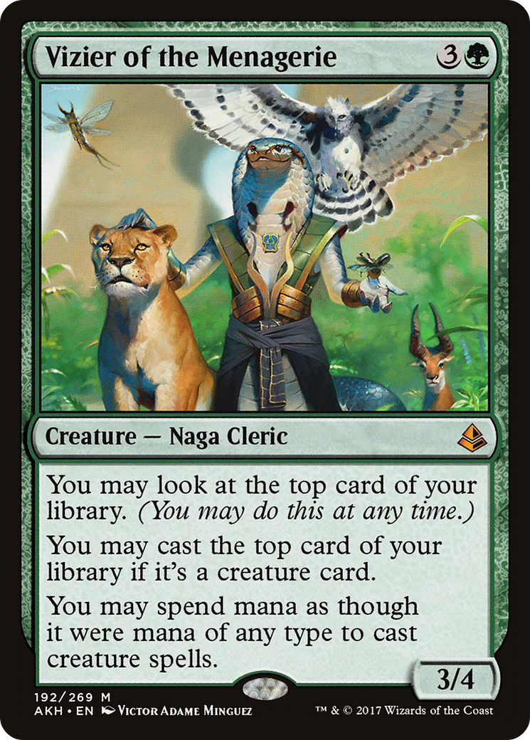 Vizier of the Menagerie (AKH-192) [Amonkhet] Foil