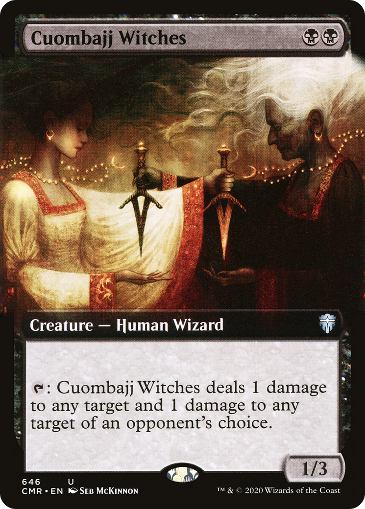 Cuombajj Witches (Extended Art) (CMR-646) [Commander Legends] Foil