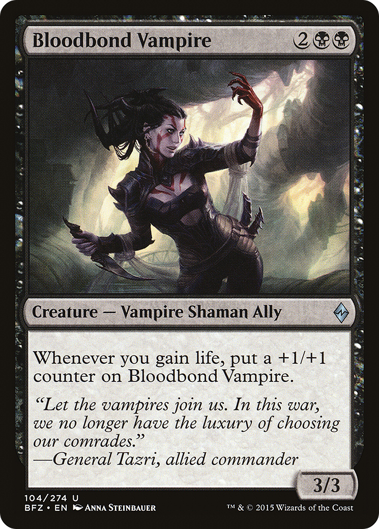Bloodbond Vampire (BFZ-104) [Battle for Zendikar]