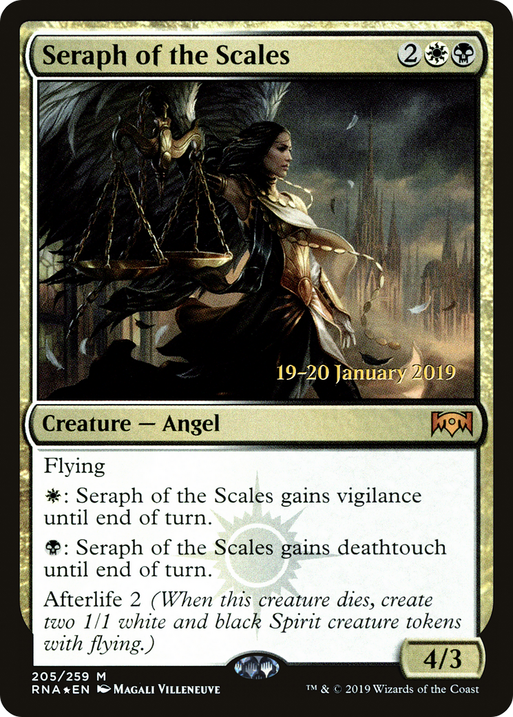 Seraph of the Scales (PRE-205) [Ravnica Allegiance Promos] Foil