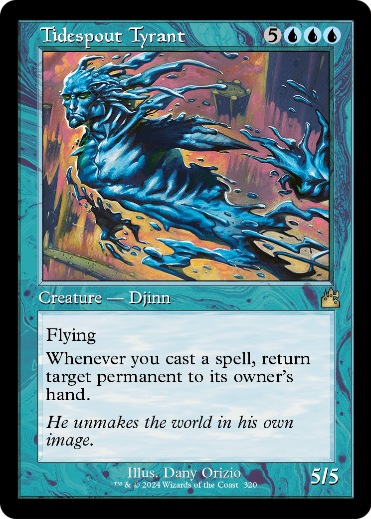 Tidespout Tyrant (Retro Frame) (RVR-320) [Ravnica Remastered]