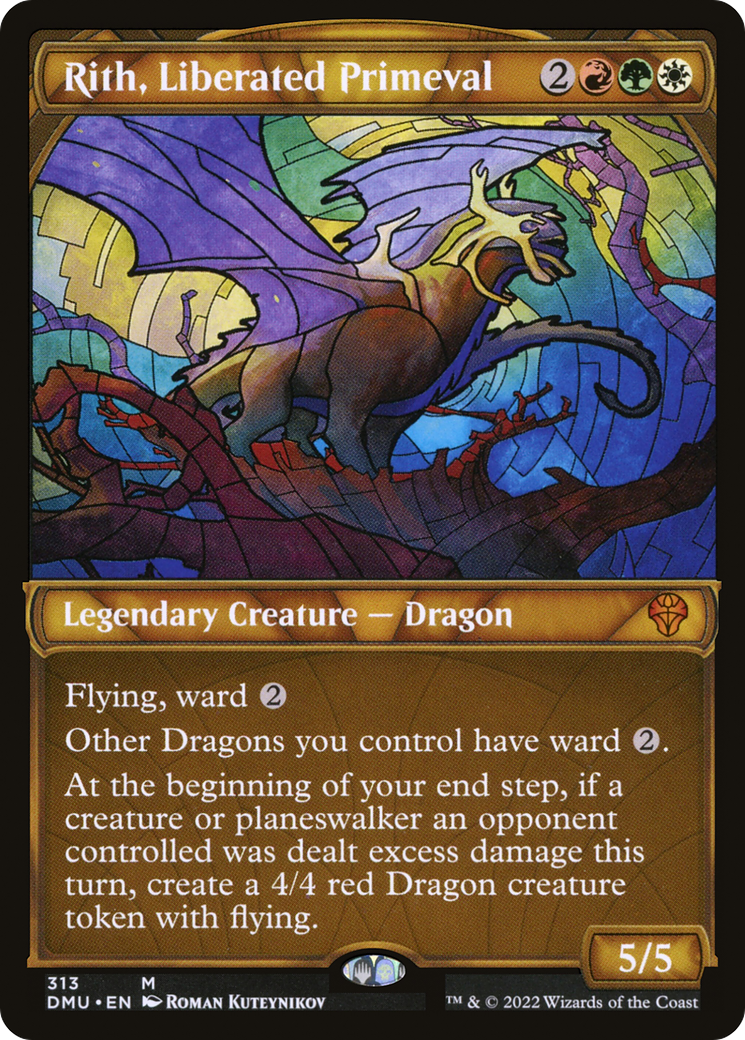 Rith, Liberated Primeval (Showcase) (DMU-313) [Dominaria United] Foil