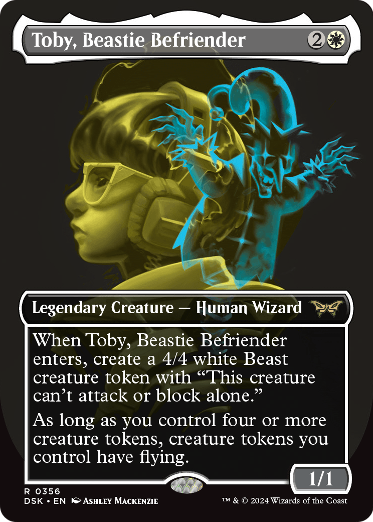 Toby, Beastie Befriender (Showcase) (DSK-356) (Borderless) [Duskmourn: House of Horror]