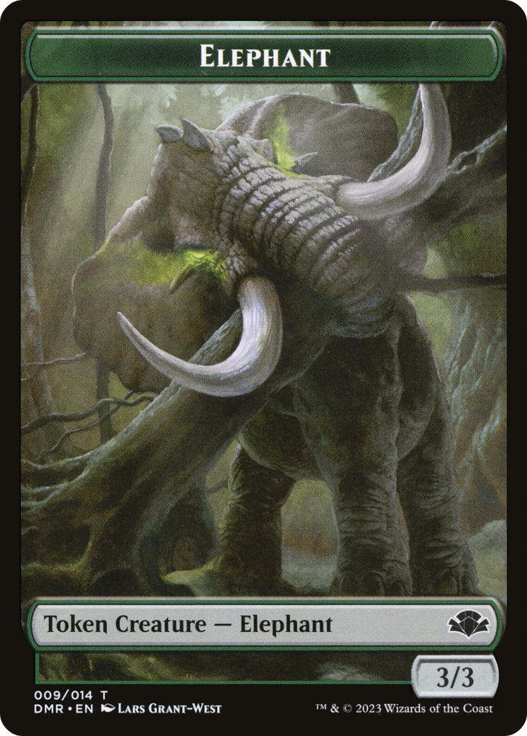 Elephant (TDMR-009) [Dominaria Remastered Tokens]