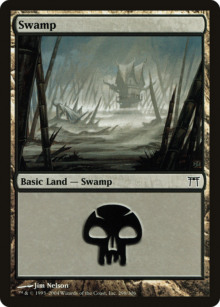 Swamp (CHK-298) [Champions of Kamigawa] Foil