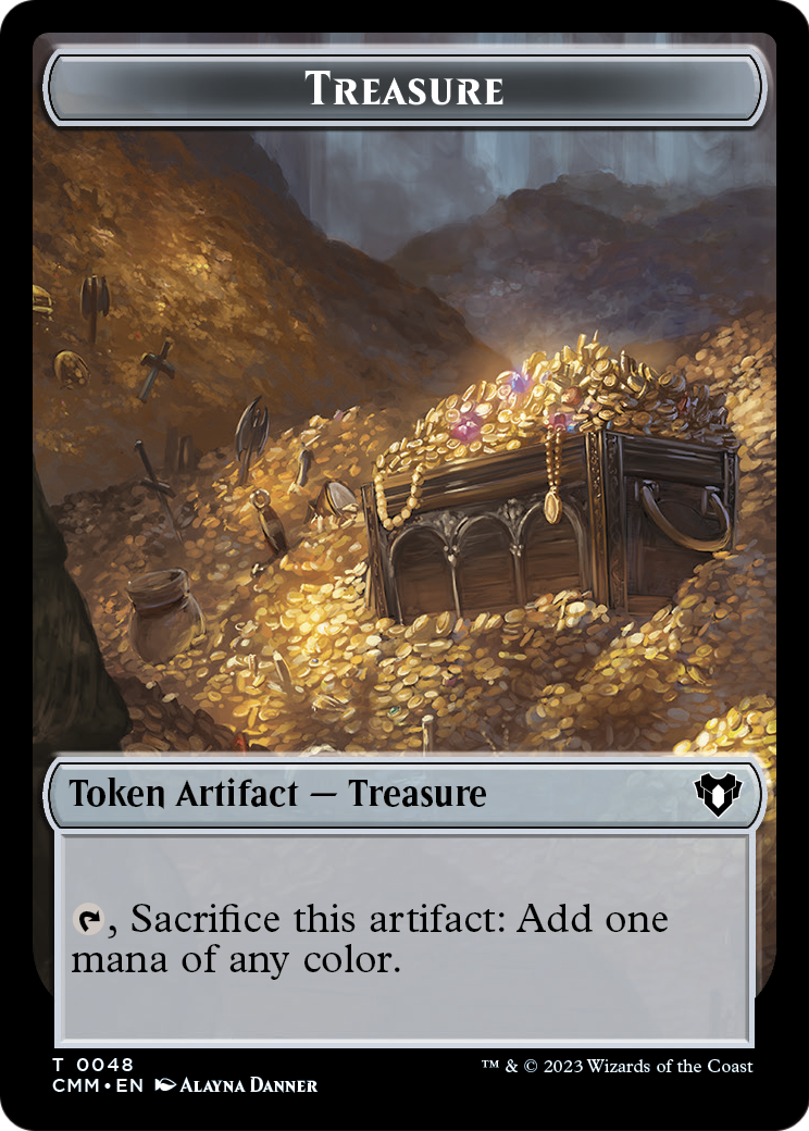 Treasure (TCMM-048) [Commander Masters Tokens]