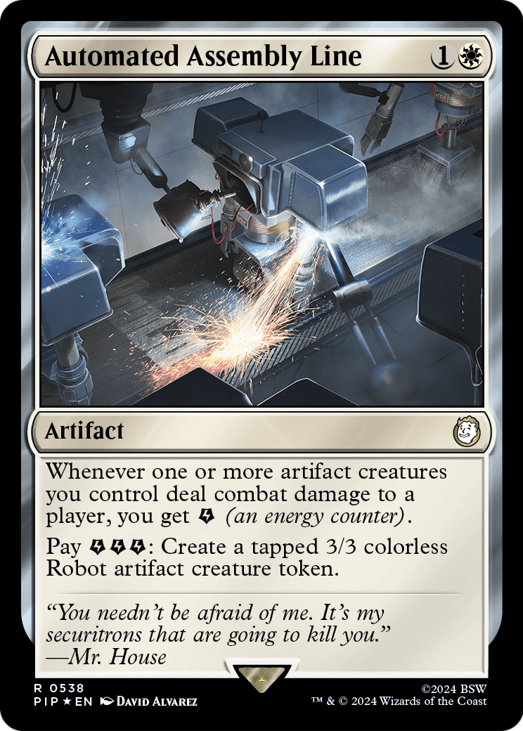 Automated Assembly Line (Surge Foil) (PIP-538) [Fallout] Foil