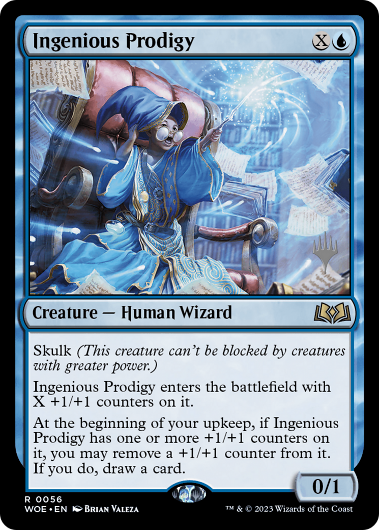 Ingenious Prodigy (PPWOE-056) [Promo Pack: Wilds of Eldraine Promos]
