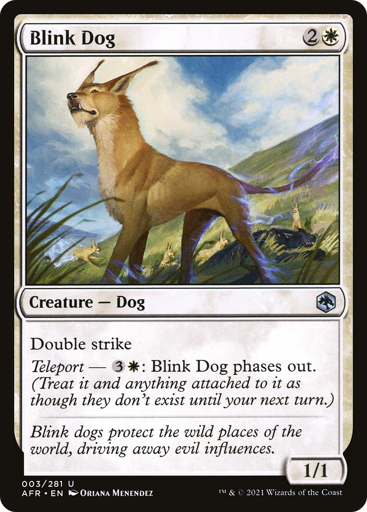 Blink Dog - Foil [Adventures in the Forgotten Realms]