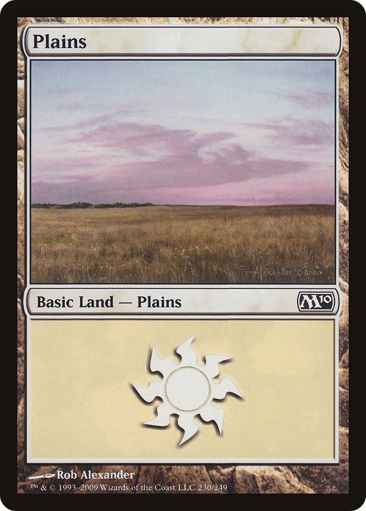 Plains (M10-230) [Magic 2010]